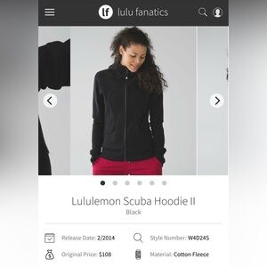 Lulu Scuba Hoodie V2 Black